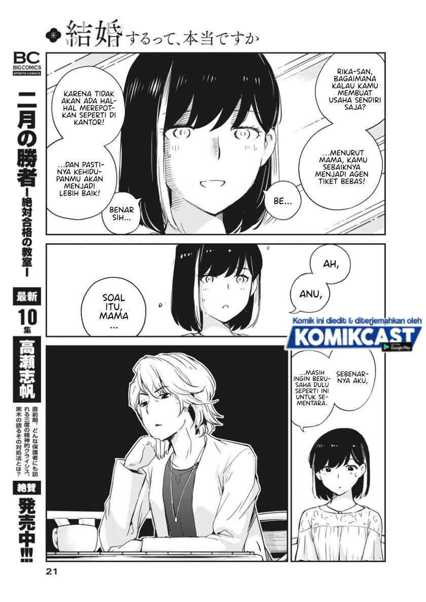 Kekkon Surutte, Hontou Desu ka? Chapter 35 Gambar 11